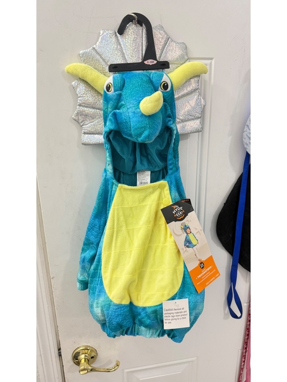 Hyde and EEK Boutique Infant Triceratops Costume Pullover 0-6 Months